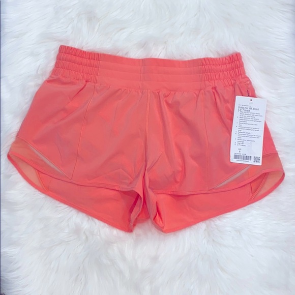 🍑🧡Hotty Hot short NWT High Rise Light Coral🧡🍑 - Picture 1 of 6